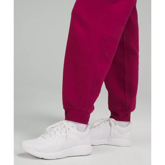 Lululemon Pink Drawstring High Rise Pockets Athletic Jogger Sweat pants Size 6 - Picture 9 of 9